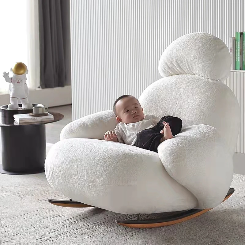 Modern Classic Sleeping Leisure Chair Home Furniture Single Sofa Rocking Chair