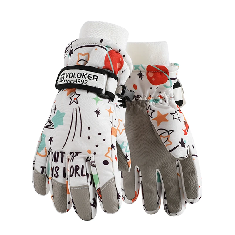 Custom Touchscreen Warm Ski Winter Sports  Gloves Kids Sports Work Hand Gloves For Snow Racing Cycling