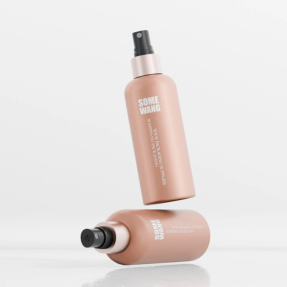 100ml PET Plastic Cosmo Boston Round Bottle Empty Lotion Container for Personal Care Packaging