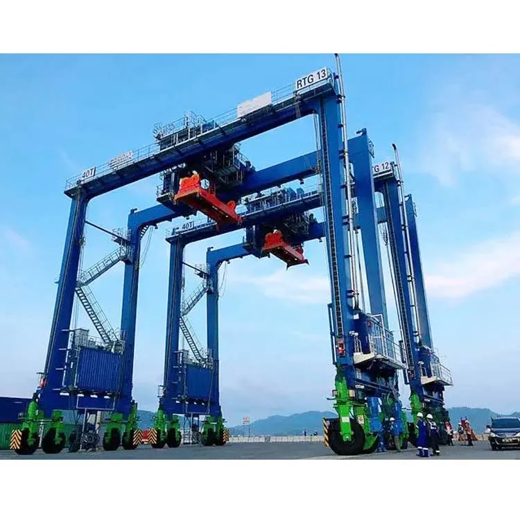 Hot Product 2023 Electric Rubber Tired Gantry Crane With Electric Hoist Outdoor and Indoor operation
