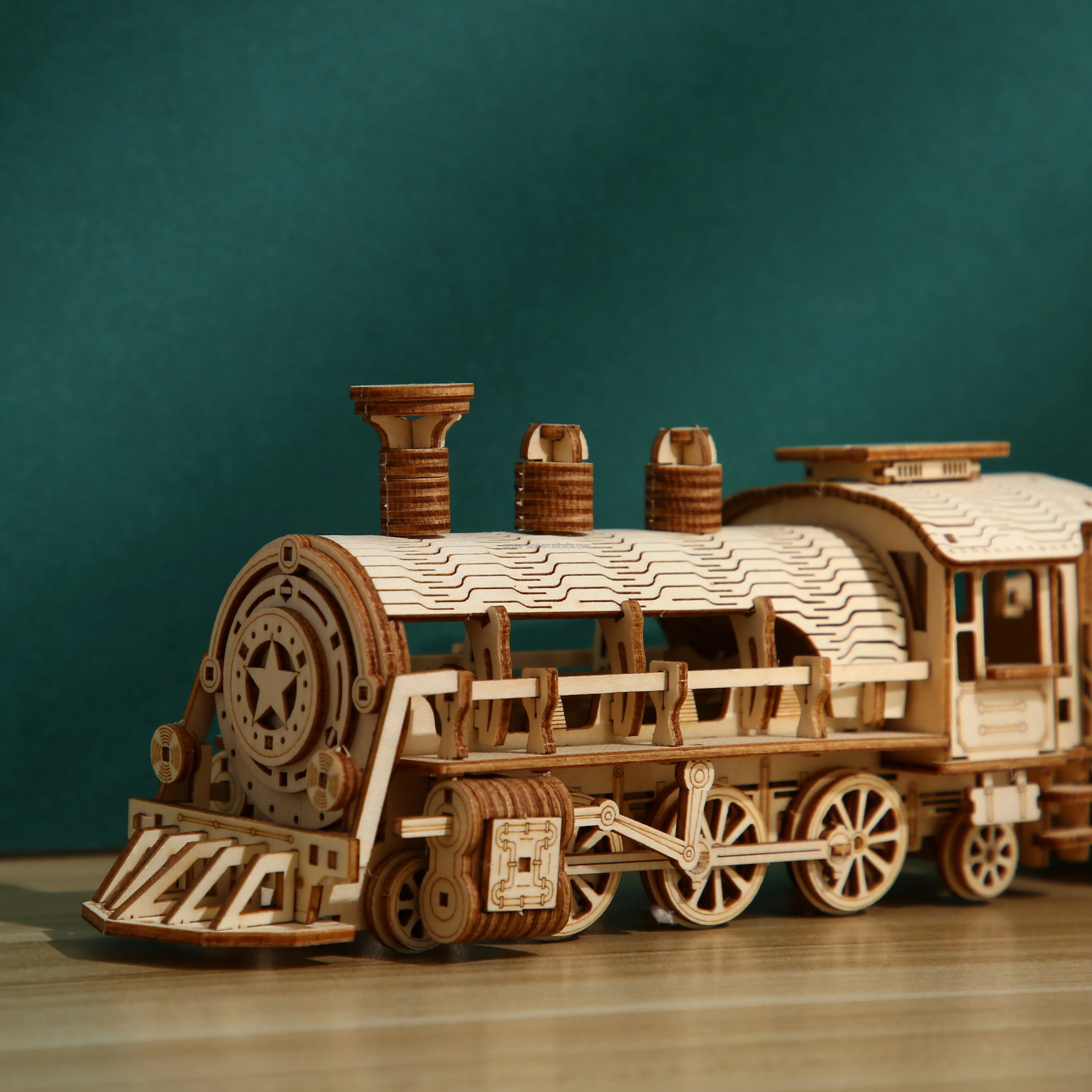 Sealand Toy Factory Train Engine Adult 3d Mechanical Wooden Puzzle