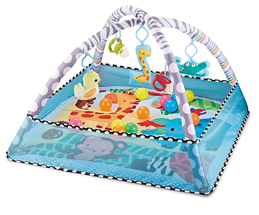 Baby Plat Mat with Ocean Ball Baby GYM Play Toy Baby Activity Toy Play Mat for Kids