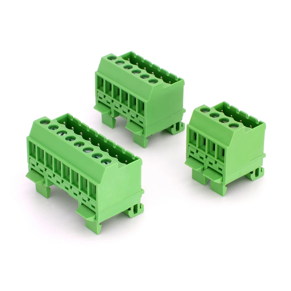 YR3230-508 5.08mm pitch wire to wire terminal connector din rail mounted pluggable terminal block