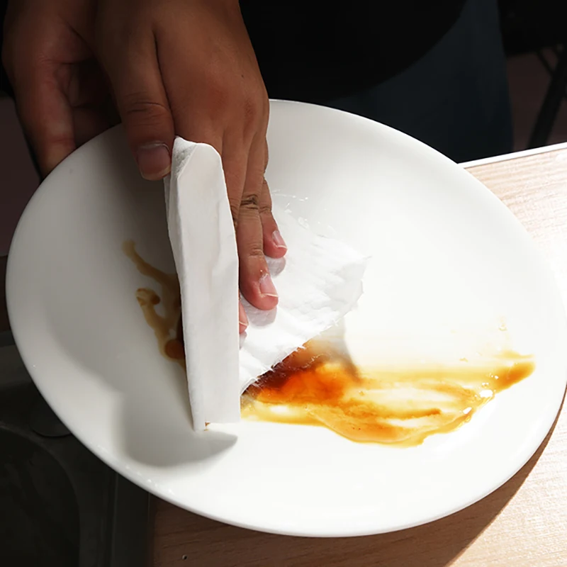 Bilov White Lazy Rags Wet and Dry Dual-use Absorbent Non-stick Oil Disposable Dish Washing Cloth