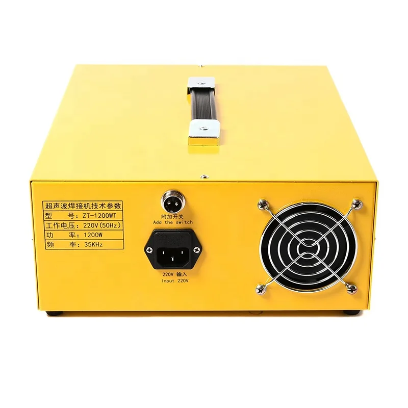 High-power Ultrasonic Sealing Machine 1200W For Fabric Coton Plastic Ultrasonic Plastic Welding Machine For Fabric Apparel Mac