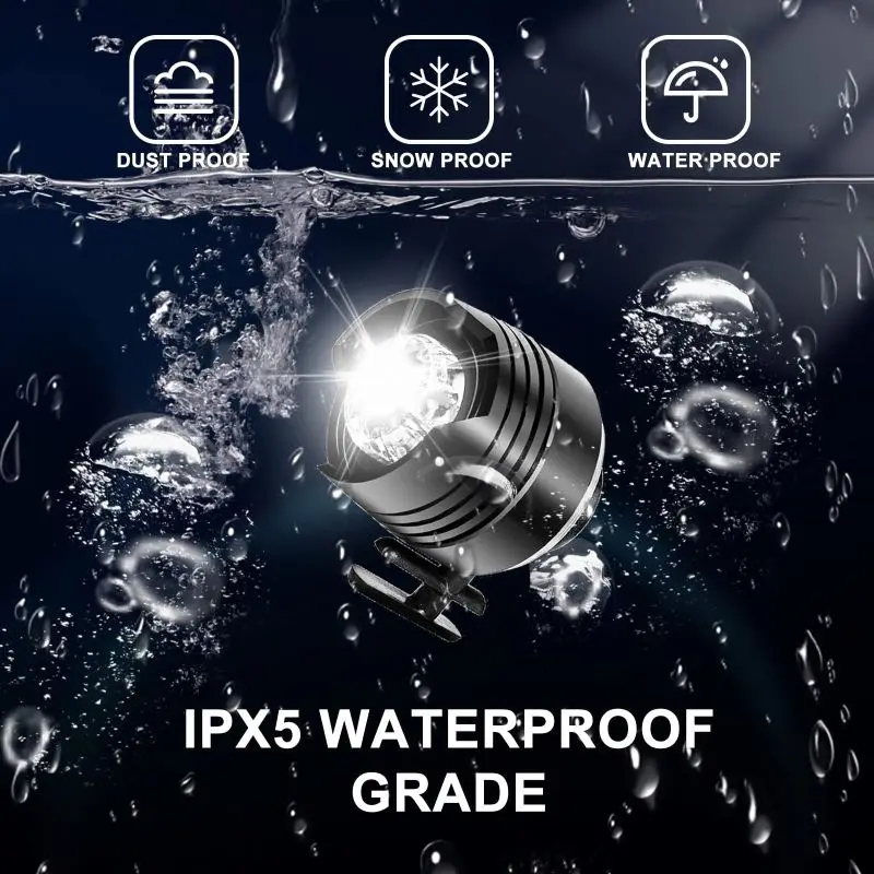 metal headlights custom logo clog charms Headlights for Dual Waterproof System Necessary spot hiking and camping hot sell