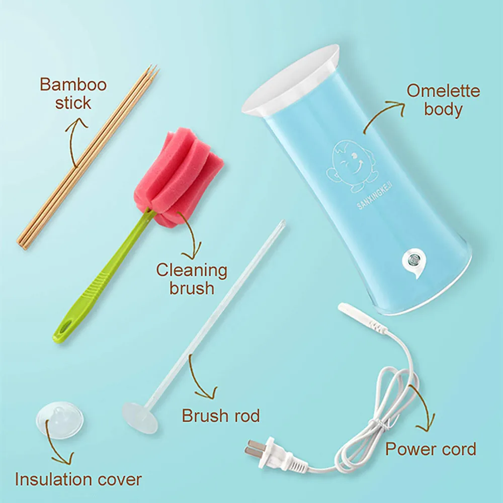 Wholesale household cute electric mini multifunctional egg cup egg cooking breakfast machine egg roll machine factory sells well