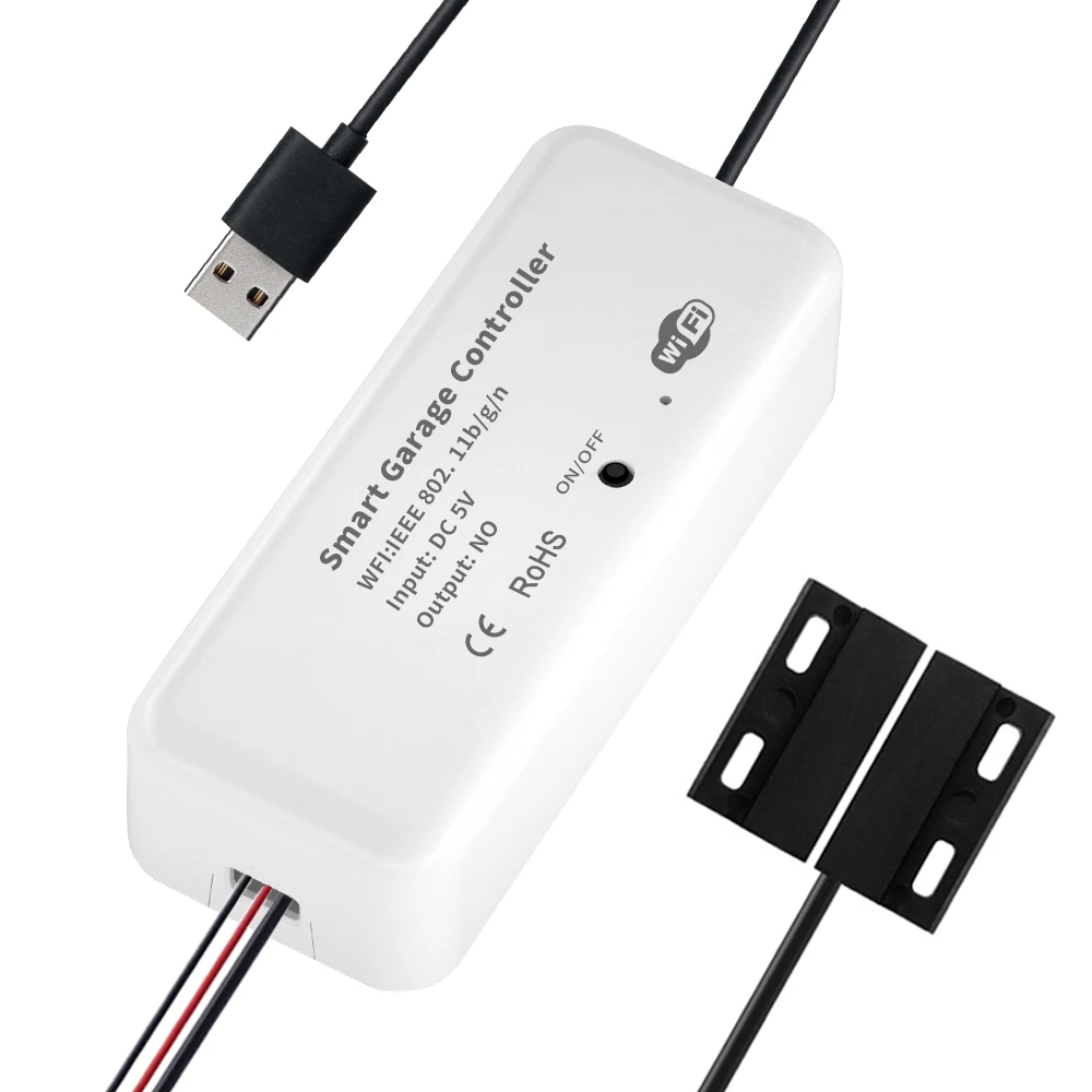 WALE New design Wireless WIFI Garage Door Opener   Smart Life APP control Garage door controller module