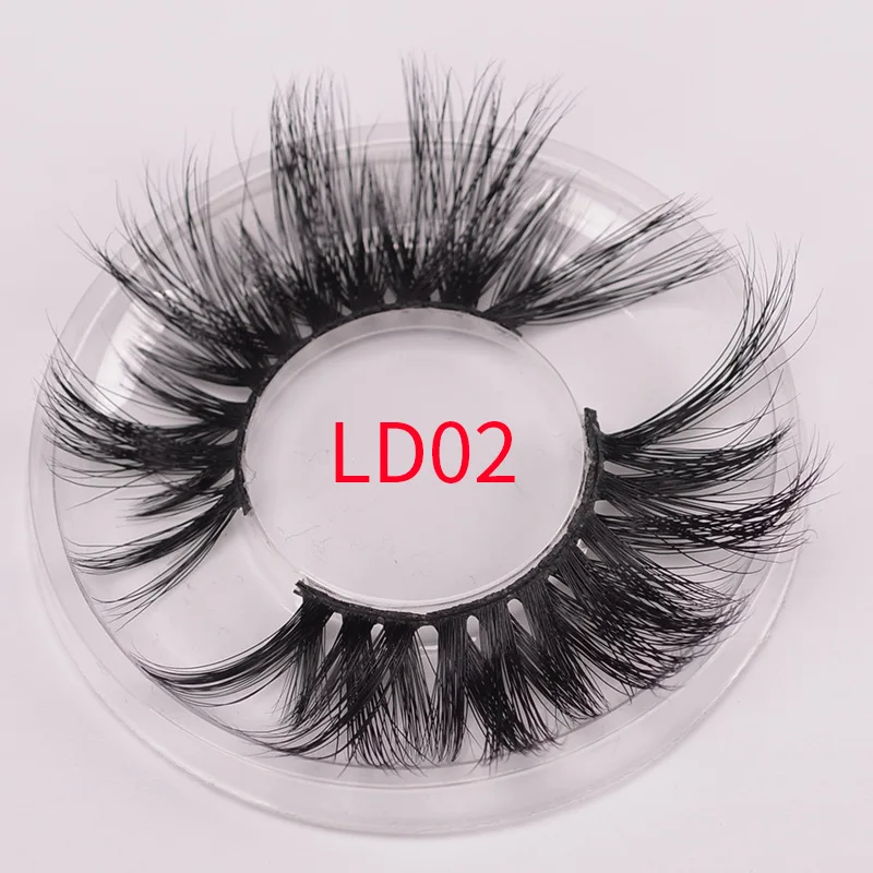 Wholesale 3D Strip Faux Mink Eye Lashes Vendors  25Mm Faux Mink Lashes And Private Label Vegan Faux Mink Eyelashes