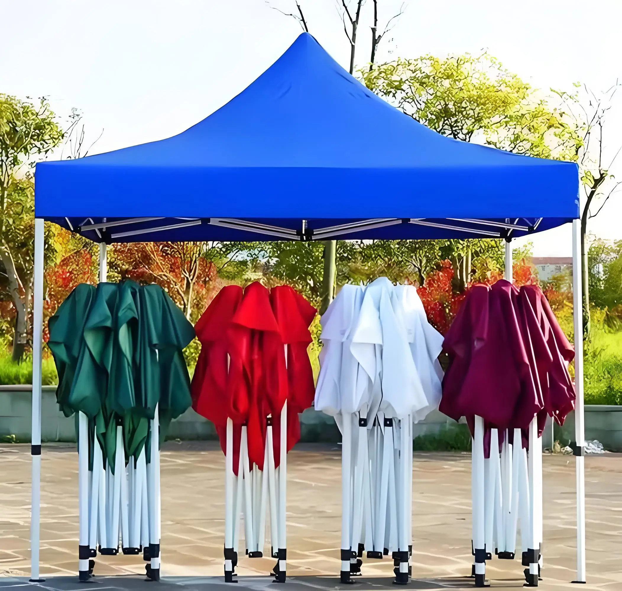 Steel architecture Custom Logo Printed Outdoor Advertising 3 x 6 Pop Up Canopy Tent For Events Display