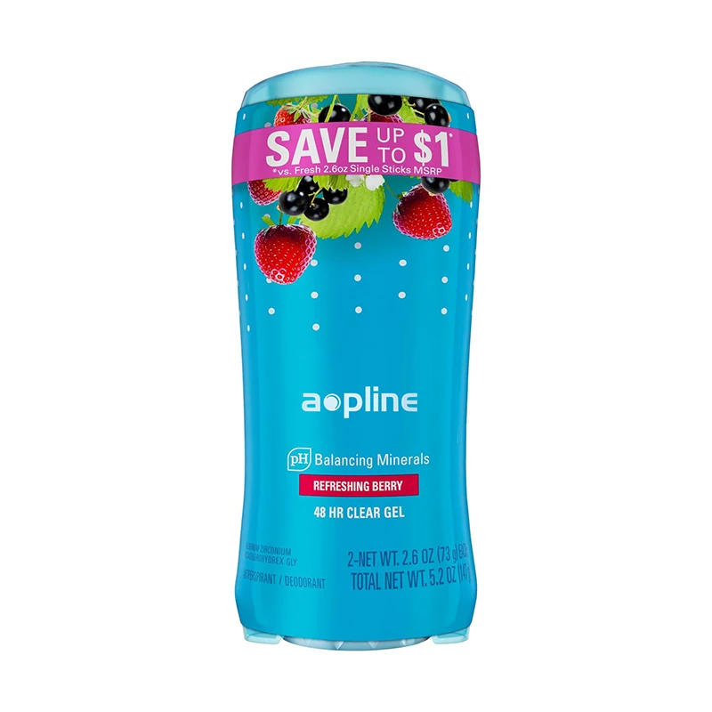 Private label invisible 48 hour odor defense clear antiperspirant gel deodorant