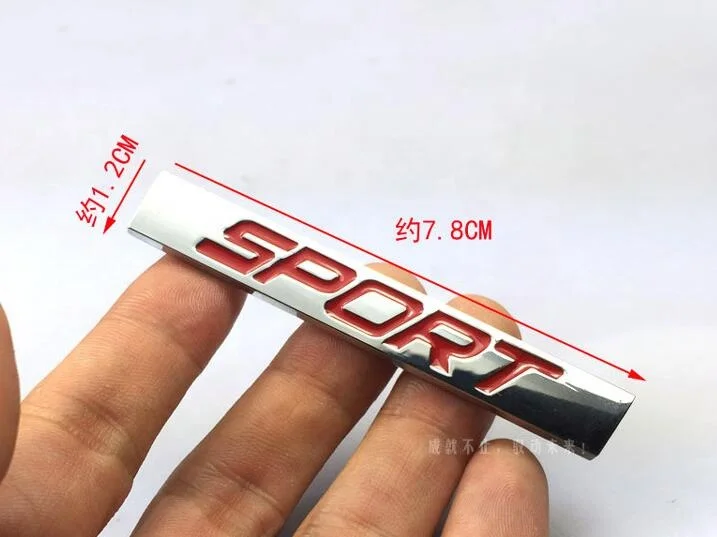 wholesale sport car emblems and TUR emblems sticker