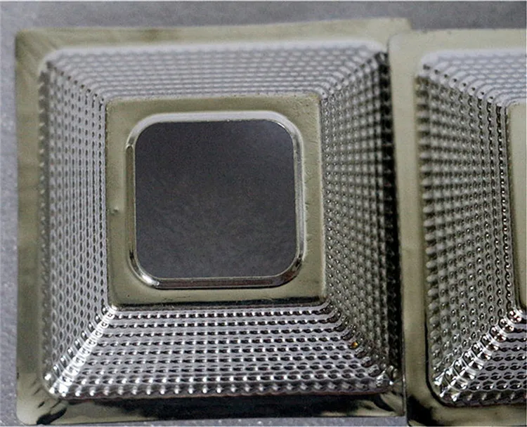 90% Reflectivity Square 1060 Aluminum Light Reflector Cup Led Reflector Cup Suitable For Ceiling Lamp Spot Lights Cast Lights
