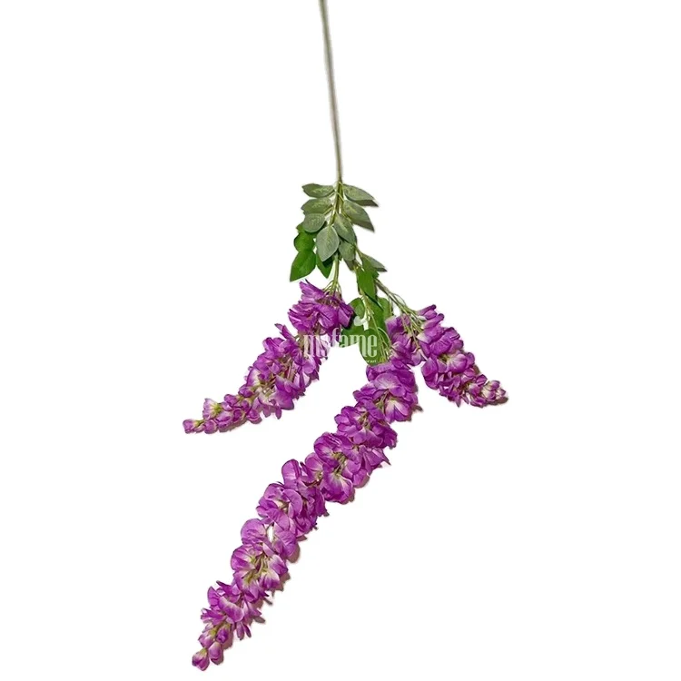 MSFAME Wedding Design Ceiling Decorative Wisterias Flowers Vine Garland Wisteria