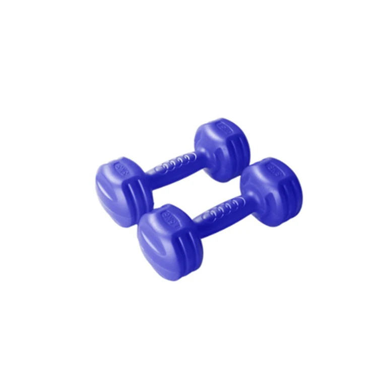 Home Gym Fitness Weight Lifting Equipment Plastic Free Weight Cement Dumbbell