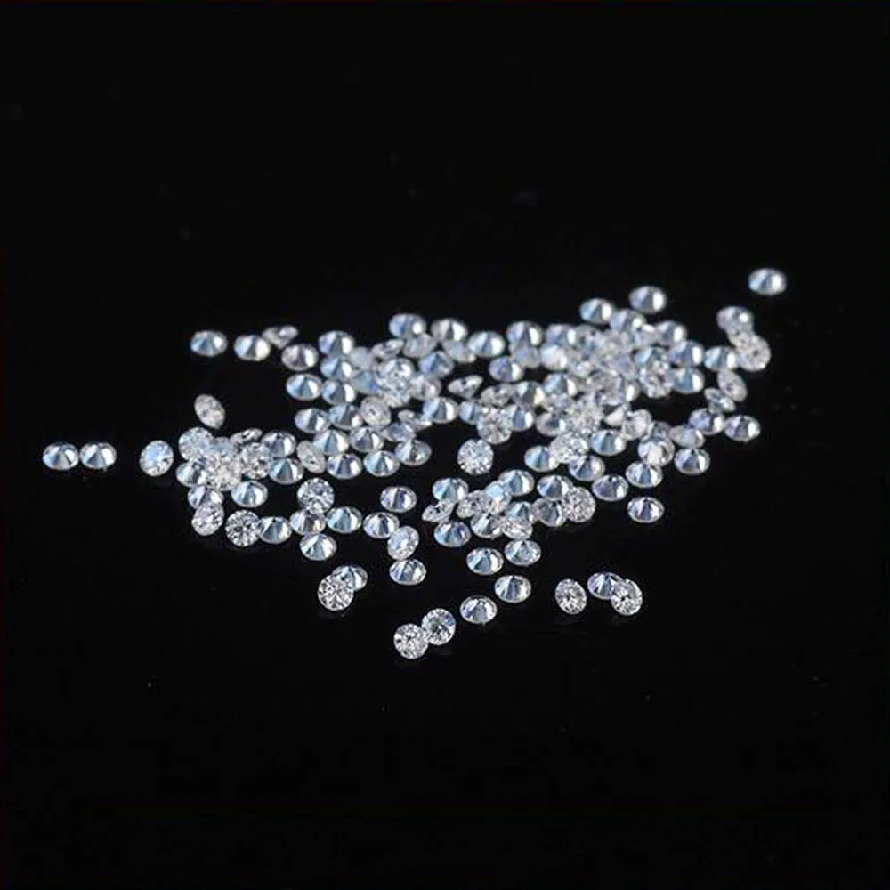 100% Natural Loose Diamond Stone G Color Vs Clarity 1.30-1.35mm Melee Real Diamond