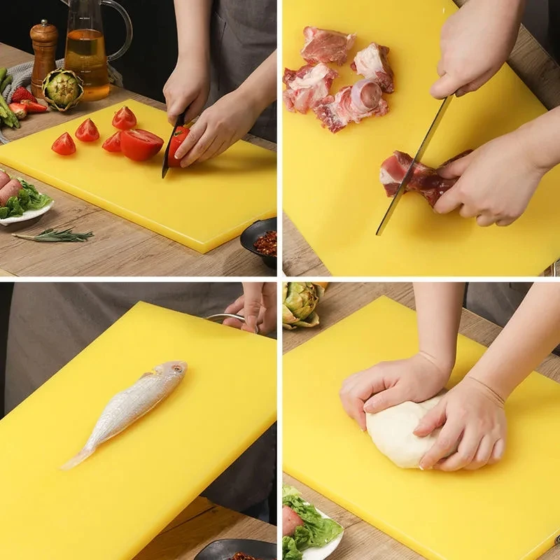 Hot Sale 6 color cutting board tablas de picar commercial kitchen Non-slipping Pe Cutting Board