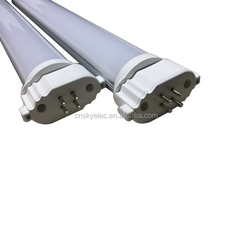 sky factory led tube 4pins gy10q 9w 225mm 85-265v dimmable 120v 230v  3000k 4000k 6000k GY10Q led tube QY10Q led lamp