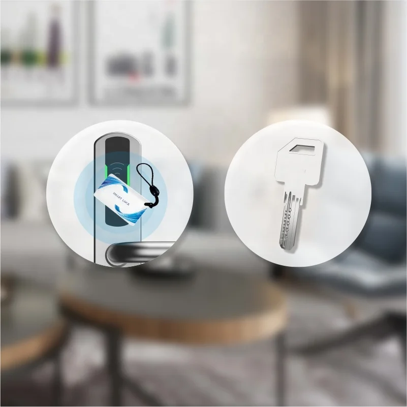 JIXIN Luxury Villa Smart Intelligent Keyless Hotel Door Lock Self Check In