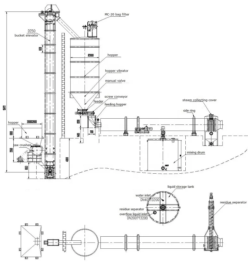Wet Type Lime Slaker for lime milk production