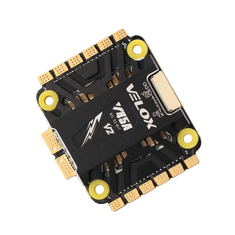 T-Motor Velox V45A V2 45A BLHeli_32 3-6S DShot1200 4In1 Brushless ESC with 10V 2A BEC Output for FPV 170-450mm drone
