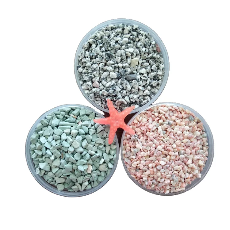 Pebbles with different sizes and colors for sale