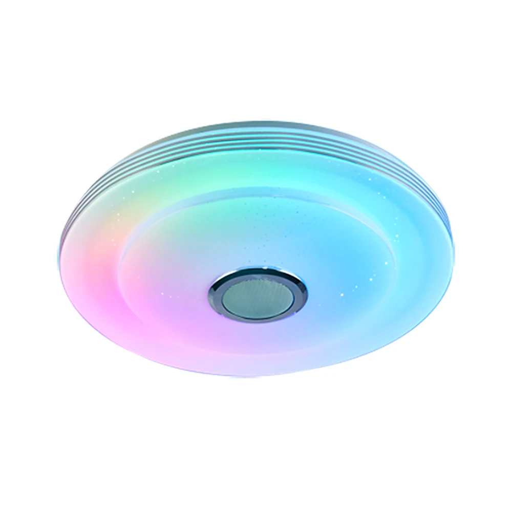Smart Home Lights Modern RGB LED Ceiling Lamps with Music Rainbow Effect and App Control for Smart Home Automation