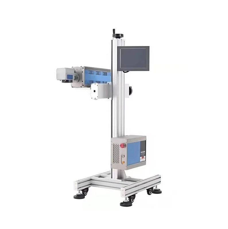 Flying Laser Marking Aluminium Optical Fiber Laser Marking Machine