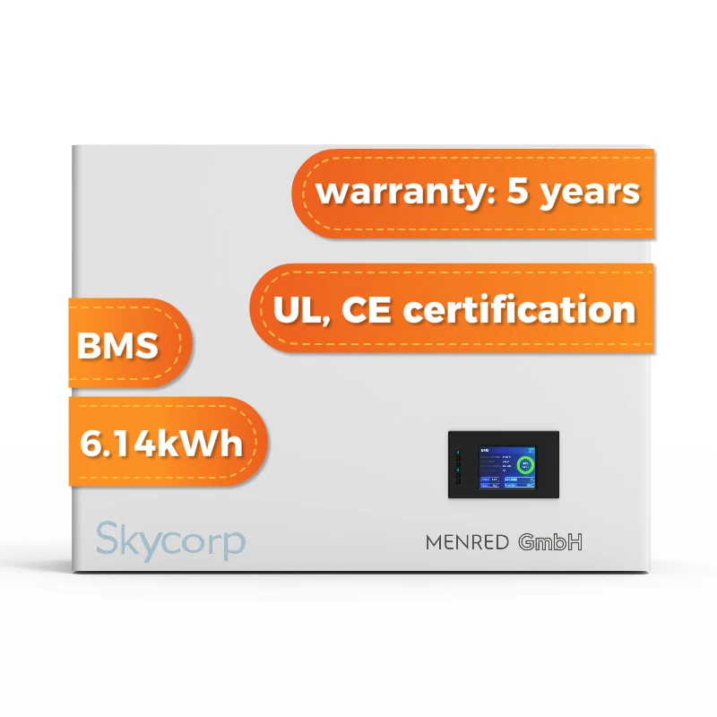 Connect In Parallel Lifepo4 6.14Kwh 48V 120Ah Solar Lithium Energy Storage Battery Pack