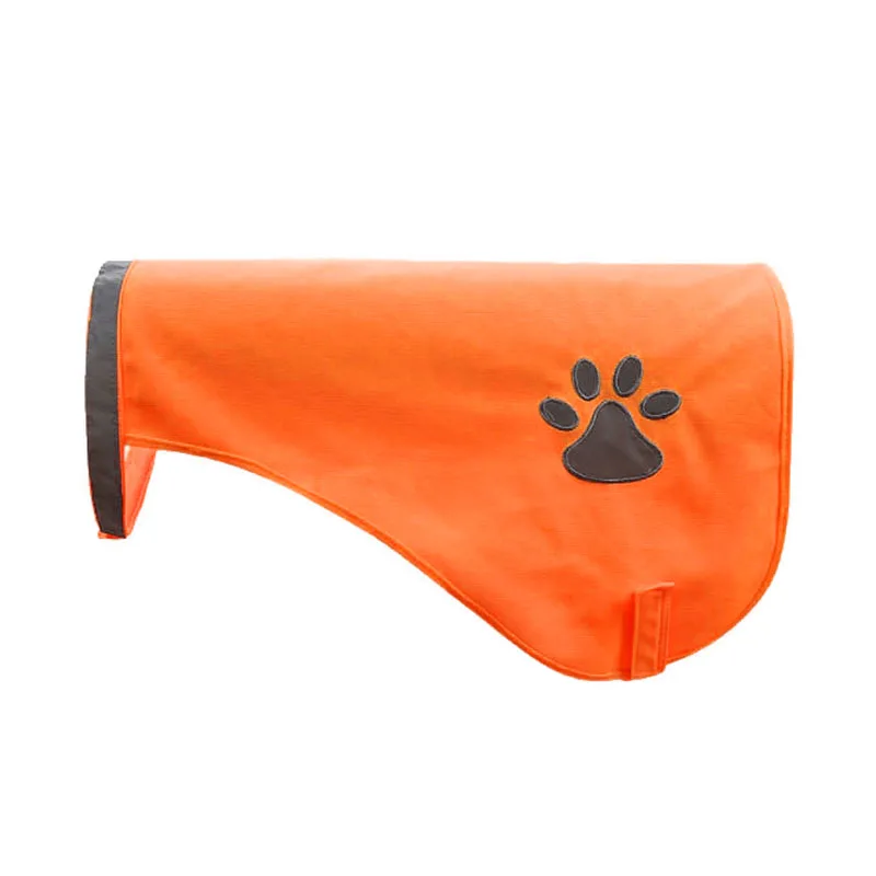 Fluorescent Orange Yellow Highlight Reflective Pet Dog Vest Jacket Dog Safety Vest