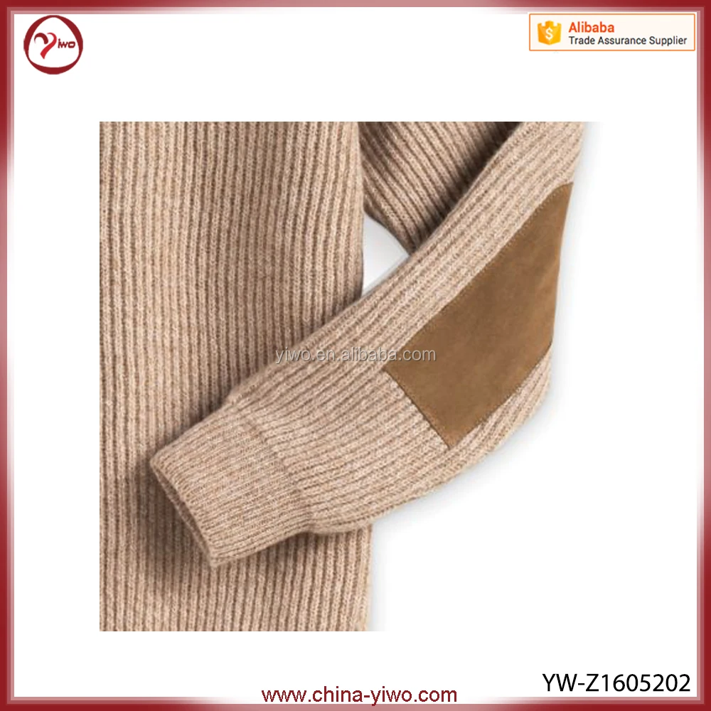 Мужские зимние Трикотаж пуловер ручной вязки шерстяной свитер