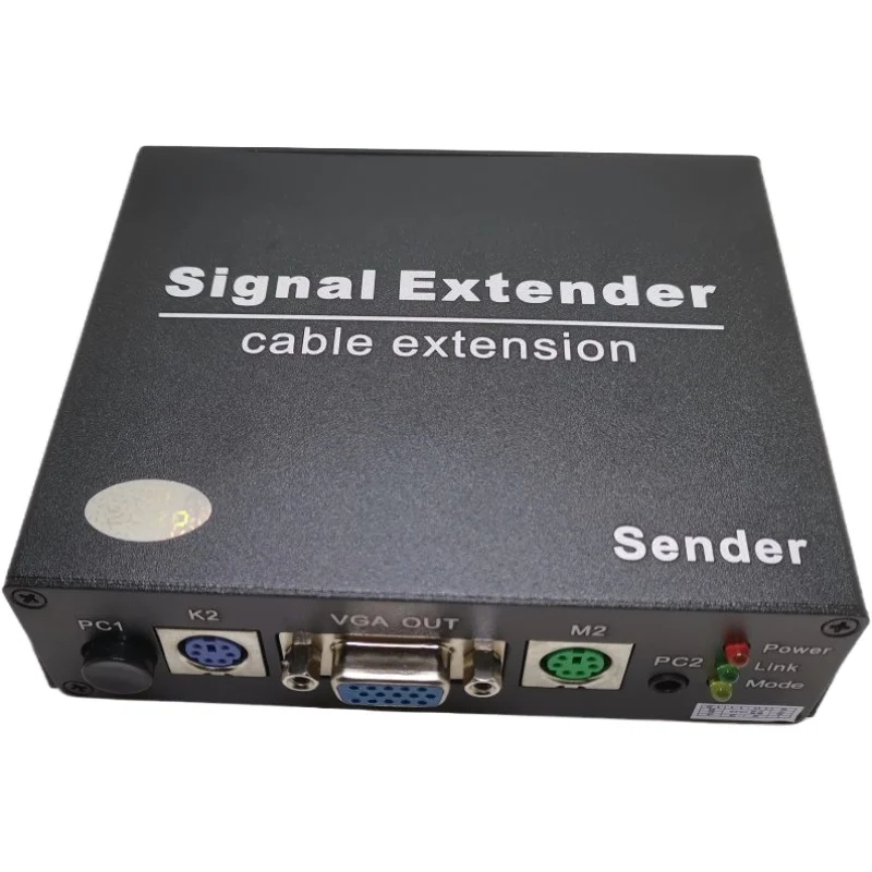 
 KVM-300HD защита от электростатических разрядов большой диапазон беспроводной видео передатчик приемник 300 м 1080P RJ45 Cat5e VGA KVM удлинитель для головок  
