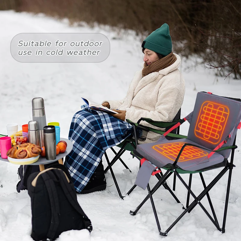 2024 Portable lifting Operated Heated Stadium Seat padded pad Outdoor Sport Floor Heated Seat Cushion