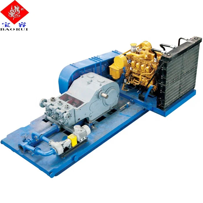 Skid-Mounted Drilling Rig Mud Pump Packages for Drilling and Workover Operations
