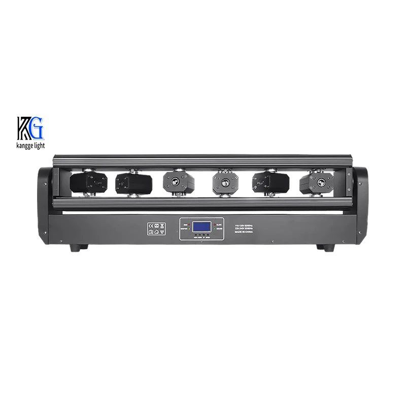 6 Eyes 500mw RGB Moving Head Laser 6 Heads Beam Laser Lights for DJ Disco Stage Lights