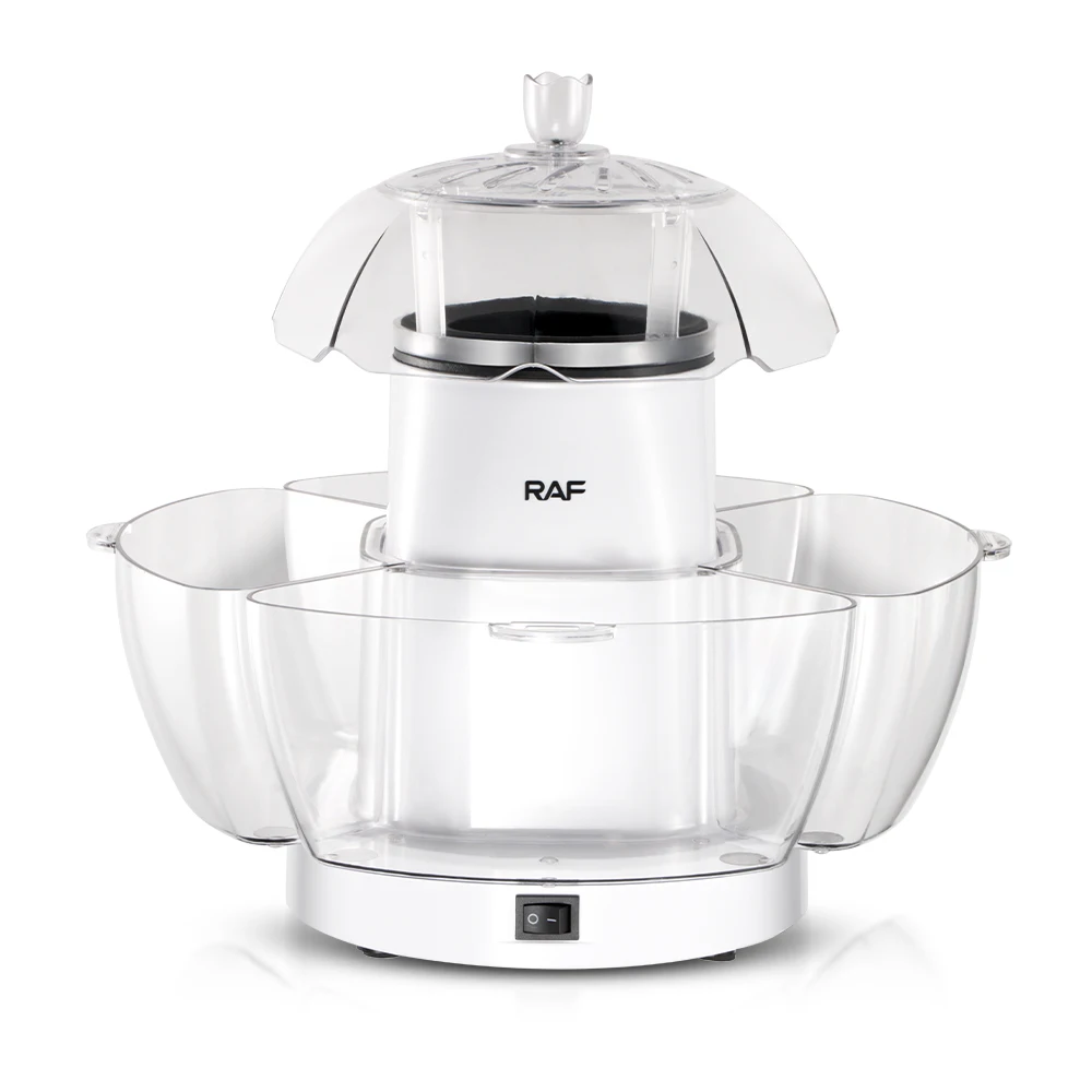 RAF Tasty Hot Air Popcorn Popper Maker Healthy and Delicious Food DIY Electric Popcorn Machine