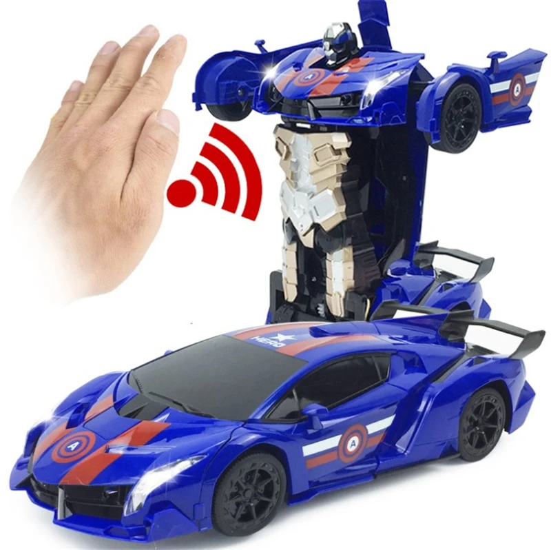 1/12 rc Автомобиль 2 4G RC Drift Ares деформации Дистанционно управляемый автомобиль Bugatti автоматические роботы со звуком и светом