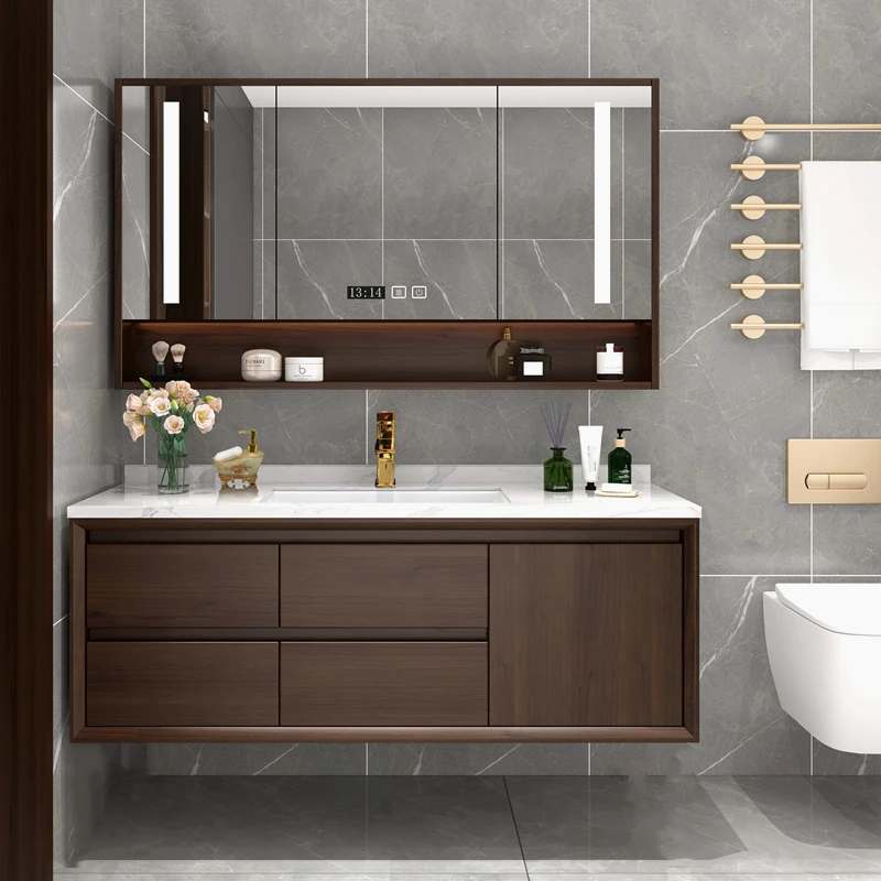 AIM bathroom cabinet  vanity dresser combination one washbasin washbasin toilet washbasin customization