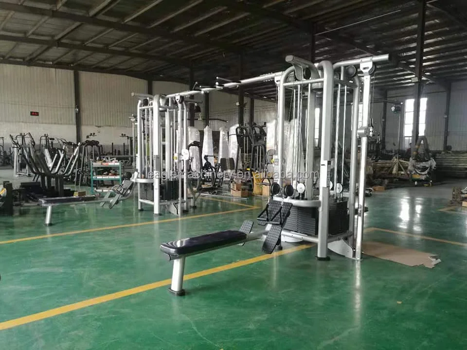 YG-2064 Commercial Fitness Cable Jungle Multi Functional Trainer 8 Station Multi gym Functional OEM Customized