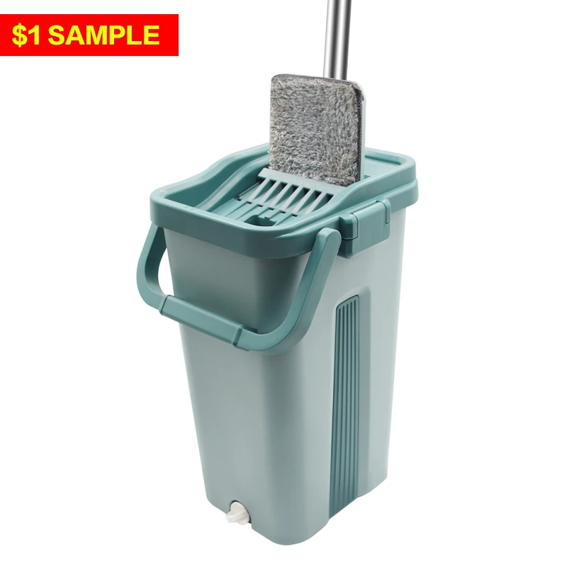 
High Quality Home Magic Cleaning Spin 360 Mop with Bucket Set Wholesale Easy Wet and Dry Floor Dust Mops 