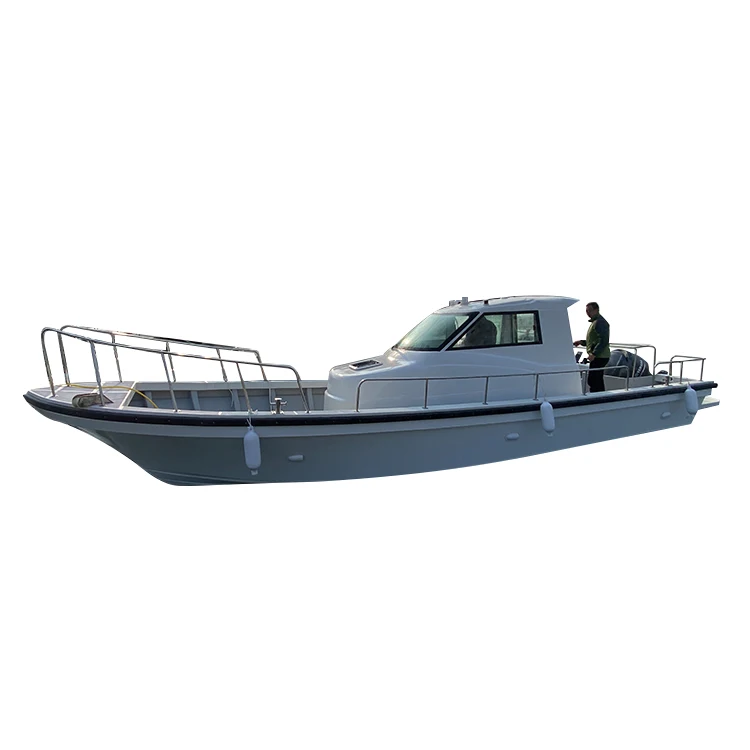 Proper Price Top Quality Popular 12P Crew 0.35m Draft Commercial Fishing Yacht Panga Boat For Sale