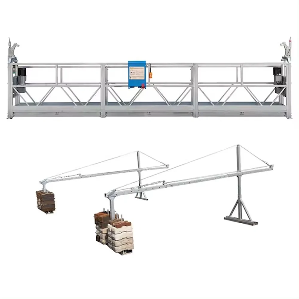 Electric Gondola Scaffolding ZLP500 ZLP 630Suspended Platform Aluminum for Building Aerial Construction