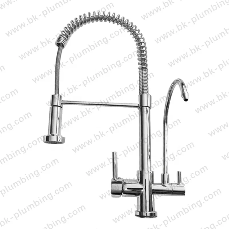 Torneira Cozinha Bancada Com Filtro Kitchen Faucet Water Purifier Rose Gold Filter Tap Kitchen Pullout 1Way Spray Faucet