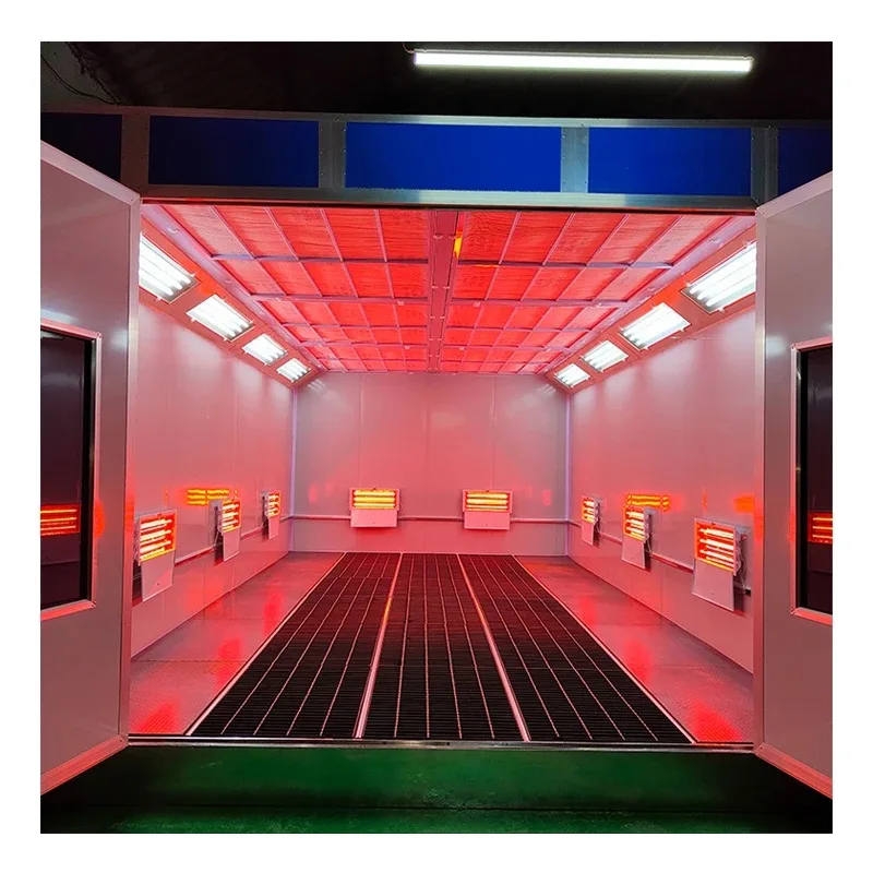 Electric/ Diesel heating Car Spray Booth  7m*4m*3.2m Gas heating paint room Car paint booth Car baking Oven