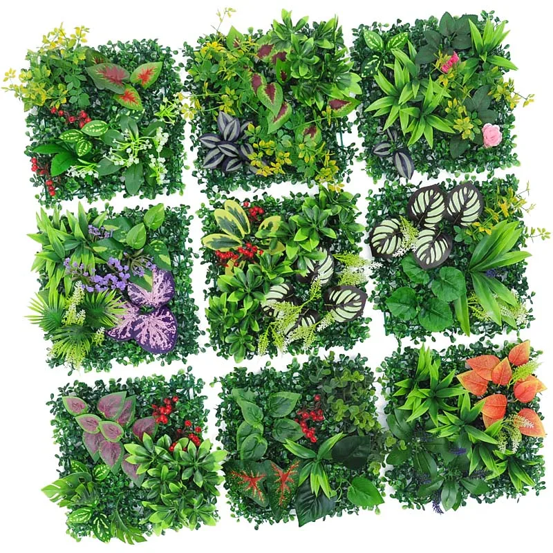 Home Decor, Floral Arrangement Decor  Forest Green Artificial Grass Flower Piece