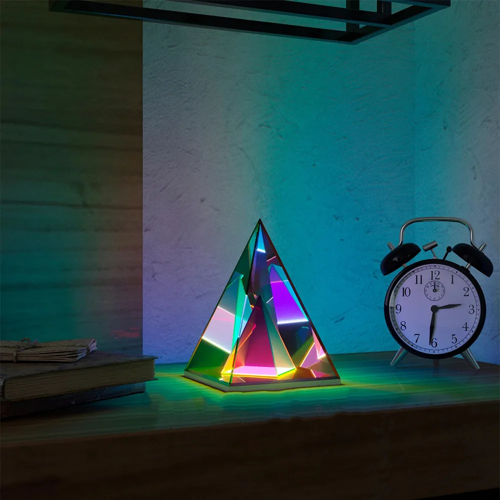 JYLIGHTING современный дизайн Cube USB Светодиодная настольная лампа арт-деко акриловые красочные настольные лампы Прямая поставка для спальни Внутреннее освещение