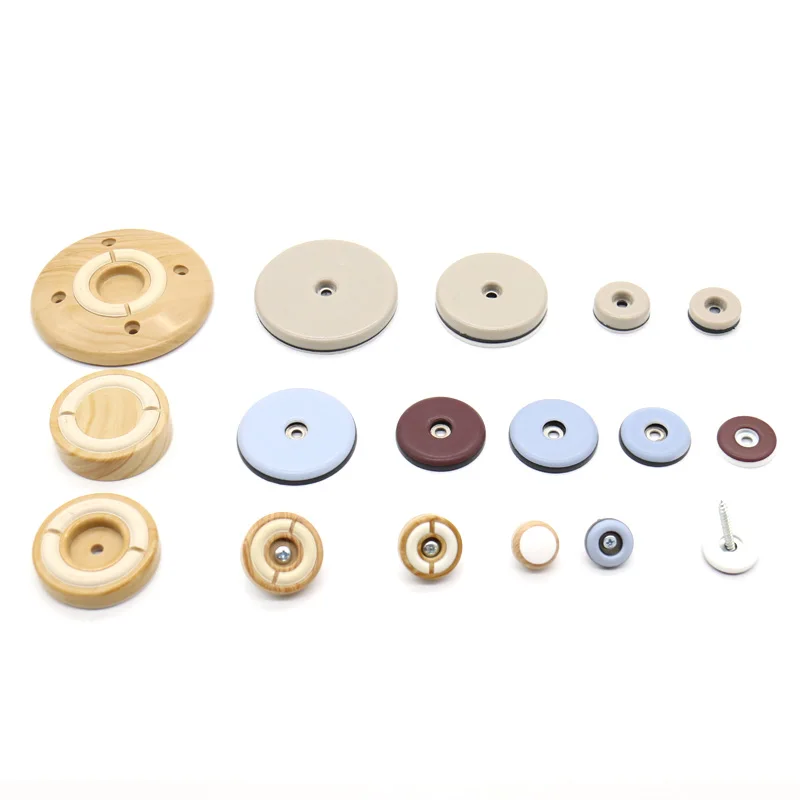 120pcs Shelves Carpet sofa desk Wooden Furniture Floor Protectors shoe cabinet Easy Glides sliders With Screw