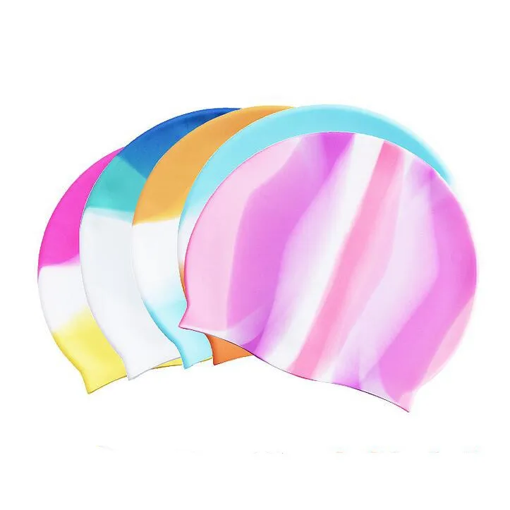 New Popularity Hot Sale Products Multicolor Silicone Swimming Hat