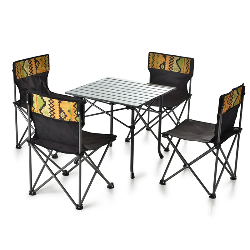 High quality 5-pieces outdoor folding dining water proof  outdoor dining tables and chairs