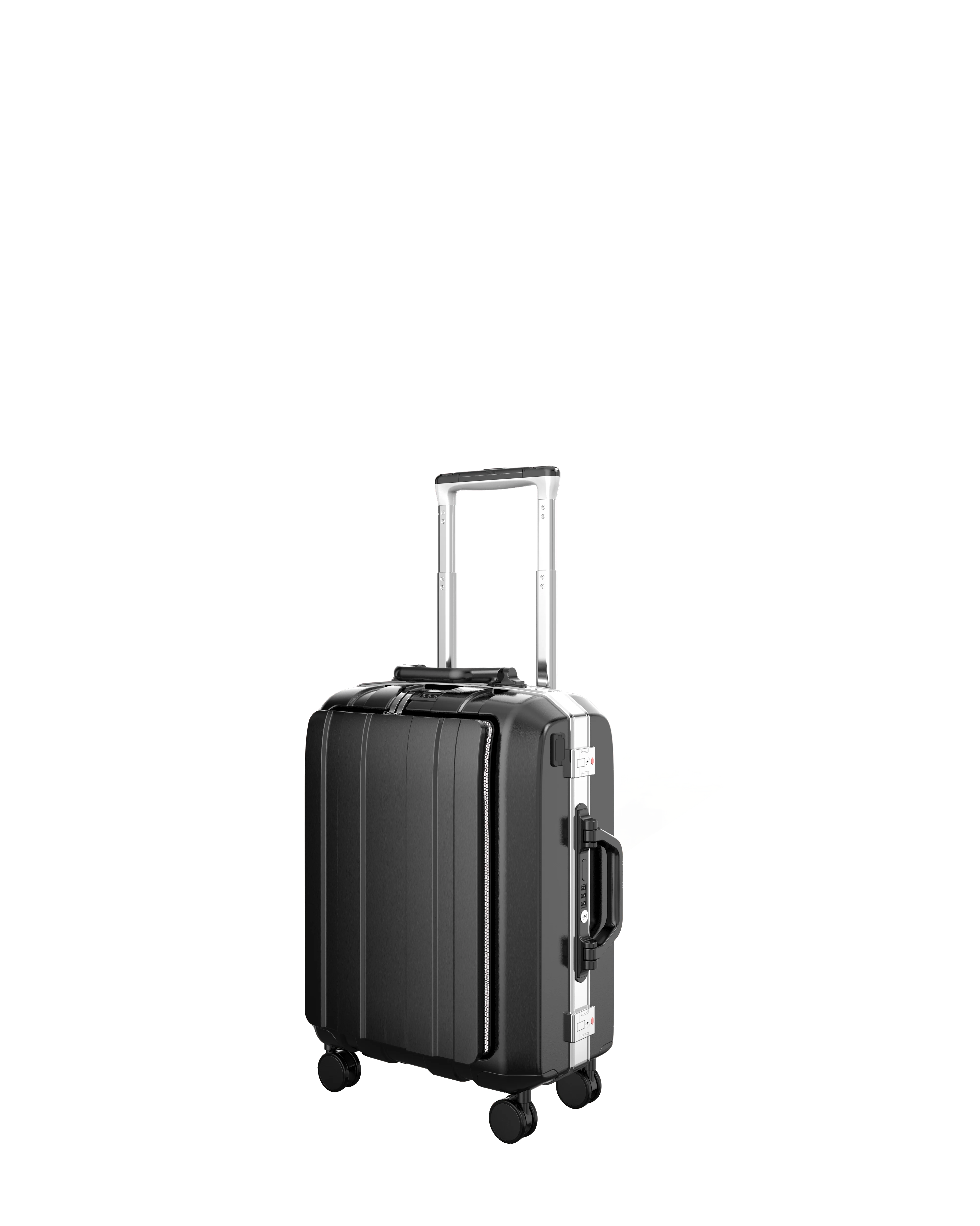 Front Opening New Arrival Carry on Luggage Vintage Travel Hard Case Smart Trolley Luggage Travel Bag Set
